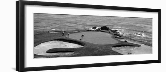 Golfers Pebble Beach, California, USA-null-Framed Photographic Print