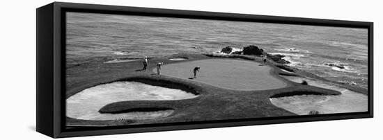 Golfers Pebble Beach, California, USA-null-Framed Stretched Canvas