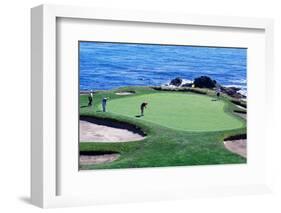 Golfers Pebble Beach, California, USA-null-Framed Photographic Print