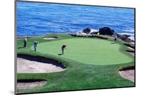 Golfers Pebble Beach, California, USA-null-Mounted Photographic Print