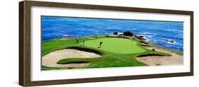 Golfers Pebble Beach, California, USA-null-Framed Photographic Print