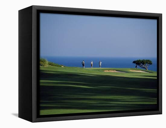 Golfers Play on the Championship Course, Algarve, Portugal-Ian Aitken-Framed Stretched Canvas