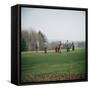 Golfers Playing on Golf Course-Walker Evans-Framed Stretched Canvas