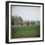 Golfers Playing on Golf Course-Walker Evans-Framed Photographic Print