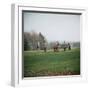 Golfers Playing on Golf Course-Walker Evans-Framed Photographic Print