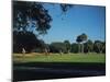 Golfers Playing on Golf Course-Walker Evans-Mounted Premium Photographic Print