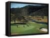 Golfers Playing on the No. 1 White Sulfur Golf Course-Walker Evans-Framed Stretched Canvas