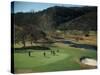 Golfers Playing on the No. 1 White Sulfur Golf Course-Walker Evans-Stretched Canvas