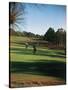 Golfers Playing on the Pinehurst No. 2 Championship Golf Course-null-Stretched Canvas