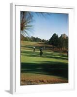 Golfers Playing on the Pinehurst No. 2 Championship Golf Course-null-Framed Photographic Print