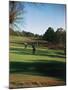 Golfers Playing on the Pinehurst No. 2 Championship Golf Course-null-Mounted Photographic Print