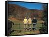 Golfers Waiting at 1st Tee to Play on the No. 1 White Sulfur Golf Course-Walker Evans-Framed Stretched Canvas