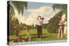 Golfing at La Quinta, California-null-Stretched Canvas
