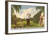 Golfing at La Quinta, California-null-Framed Art Print