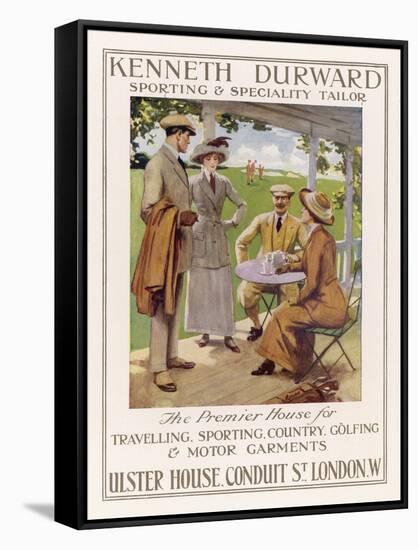 Golfing Clothes 1912-null-Framed Stretched Canvas
