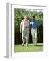 Golfing Companions-null-Framed Photographic Print