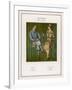 Golfing Couple: The Man Wears Plus-Fours with Matching Socks and Jumper-null-Framed Art Print