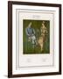 Golfing Couple: The Man Wears Plus-Fours with Matching Socks and Jumper-null-Framed Art Print