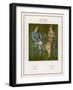 Golfing Couple: The Man Wears Plus-Fours with Matching Socks and Jumper-null-Framed Art Print