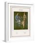 Golfing Couple: The Man Wears Plus-Fours with Matching Socks and Jumper-null-Framed Art Print