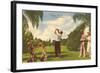 Golfing, Florida-null-Framed Art Print