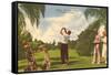 Golfing, Florida-null-Framed Stretched Canvas