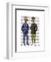 Golfing Giraffes-Fab Funky-Framed Art Print