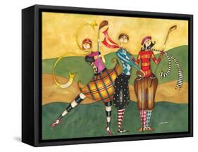 Golfing Girls-Jennifer Garant-Framed Stretched Canvas