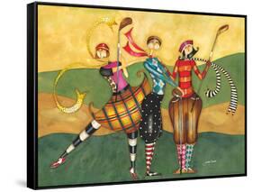 Golfing Girls-Jennifer Garant-Framed Stretched Canvas