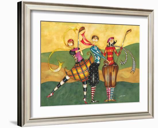 Golfing Girls-Jennifer Garant-Framed Giclee Print