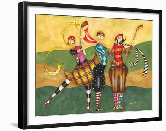 Golfing Girls-Jennifer Garant-Framed Giclee Print