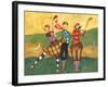 Golfing Girls-Jennifer Garant-Framed Giclee Print