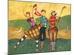 Golfing Girls-Jennifer Garant-Mounted Giclee Print