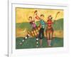 Golfing Girls-Jennifer Garant-Framed Giclee Print