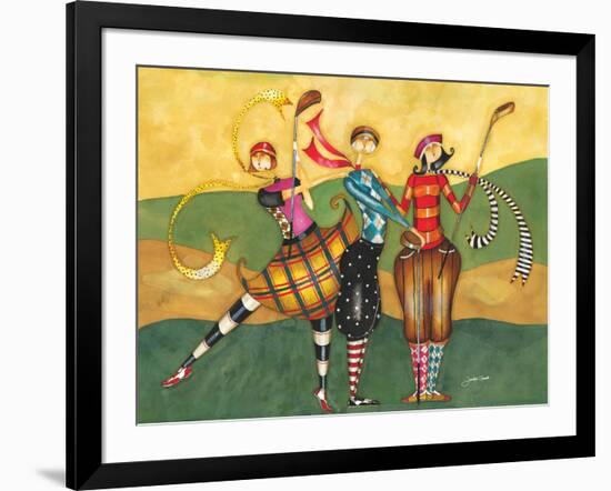 Golfing Girls-Jennifer Garant-Framed Giclee Print