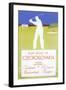 Golfing in Czechoslovakia-null-Framed Art Print