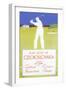 Golfing in Czechoslovakia-null-Framed Art Print