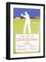 Golfing in Czechoslovakia-null-Framed Premium Giclee Print