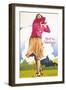 Golfing in Germany-null-Framed Art Print