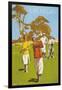 Golfing in Las Vegas, Nevada-null-Framed Art Print