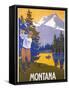 Golfing in Montana-null-Framed Stretched Canvas