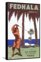 Golfing in Morocco-null-Framed Stretched Canvas