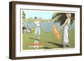 Golfing in Orlando, Florida-null-Framed Art Print