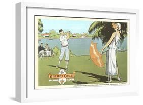 Golfing in Orlando, Florida-null-Framed Art Print