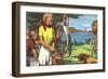 Golfing in San Francisco-null-Framed Art Print