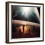 Golfing in Space-Taudalpoi-Framed Photographic Print