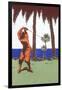 Golfing in the Tropics-null-Framed Art Print
