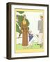 Golfing in the Twenties-null-Framed Art Print