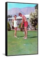 Golfing in Your Bathing Suit, Retro-null-Framed Stretched Canvas