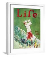 Golfing: Magazine Cover-Garrett Price-Framed Giclee Print